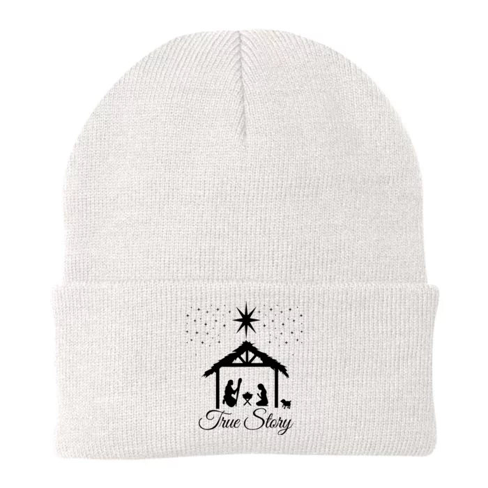 Christmas Nativity True Story Nativity Scene Gifts Knit Cap Winter Beanie