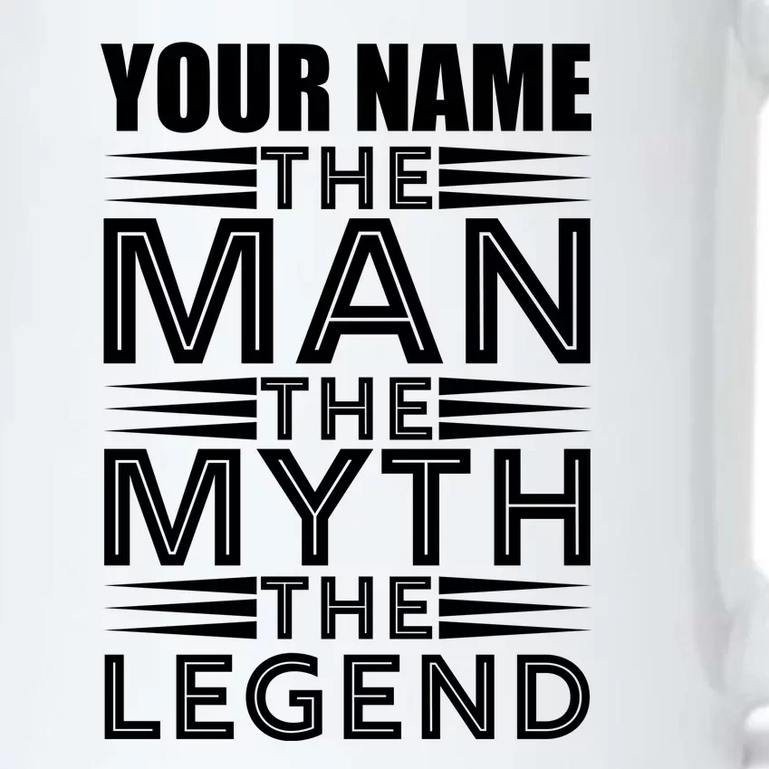 Custom Name The Man The Myth The Legend Black Color Changing Mug