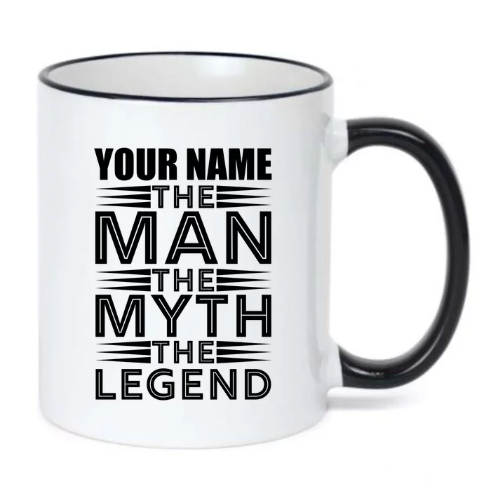 Custom Name The Man The Myth The Legend Black Color Changing Mug