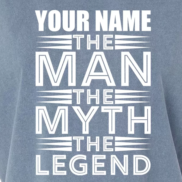 Custom Name The Man The Myth The Legend Garment-Dyed Women's Muscle Tee