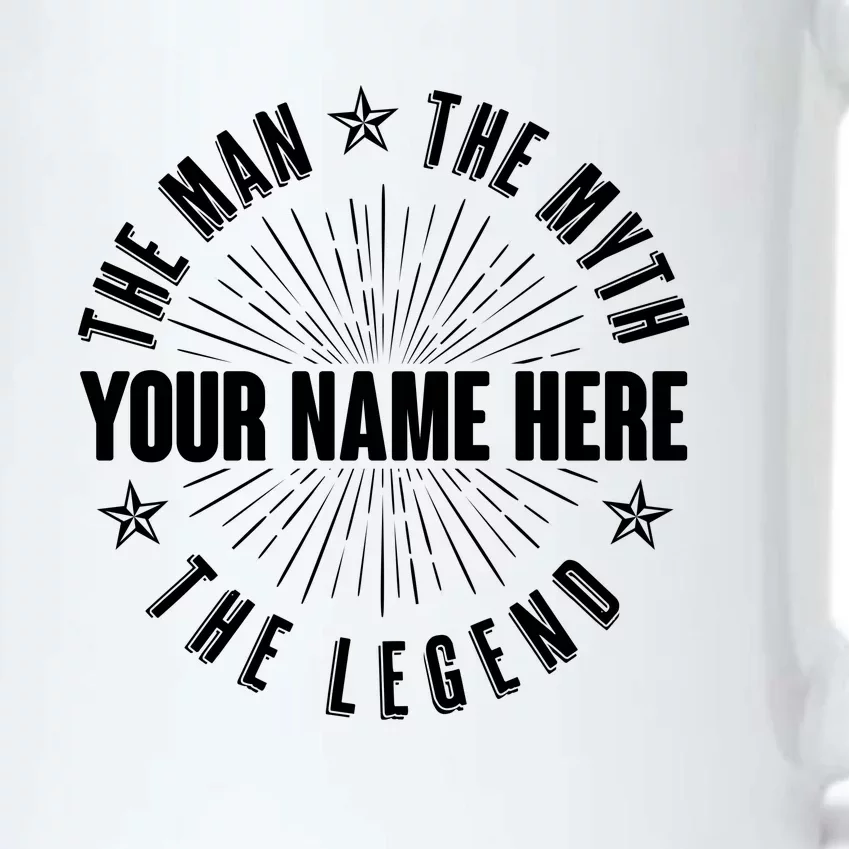 Custom Name The Man The Myth The Legend Black Color Changing Mug