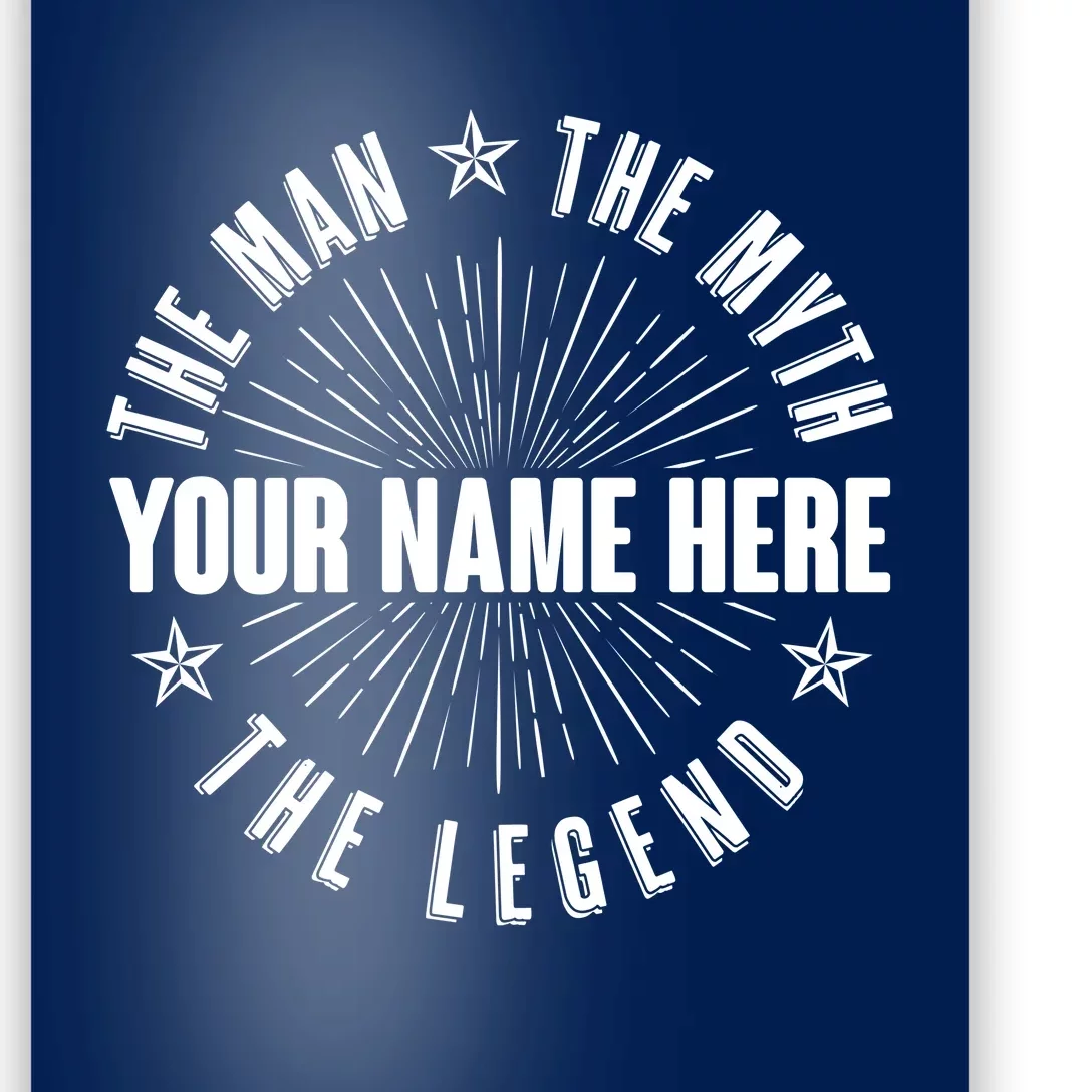 Custom Name The Man The Myth The Legend Poster