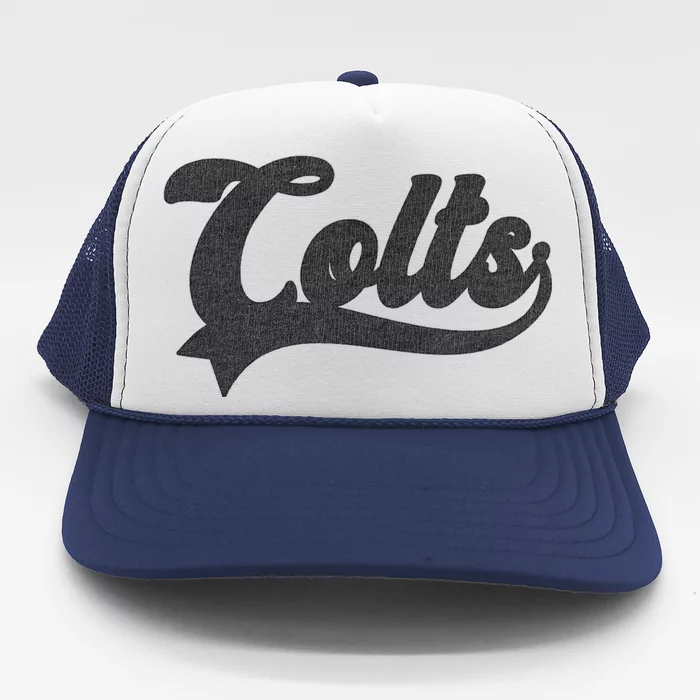 Colts Name Vintage Retro Gift Trucker Hat