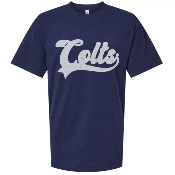 Colts Name Vintage Retro Gift Sueded Cloud Jersey T-Shirt