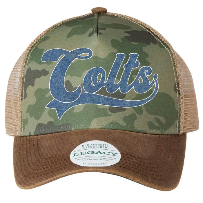 Colts Name Vintage Retro Gift Legacy Tie Dye Trucker Hat