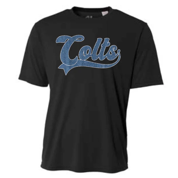 Colts Name Vintage Retro Gift Cooling Performance Crew T-Shirt