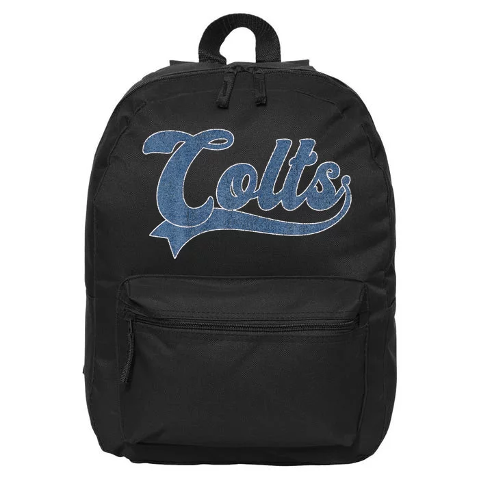 Colts Name Vintage Retro Gift 16 in Basic Backpack