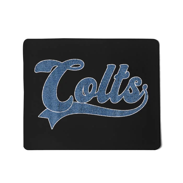 Colts Name Vintage Retro Gift Mousepad