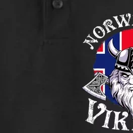 Cool Norwegian Viking Funny Norway Flag Vikings Dry Zone Grid Performance Polo