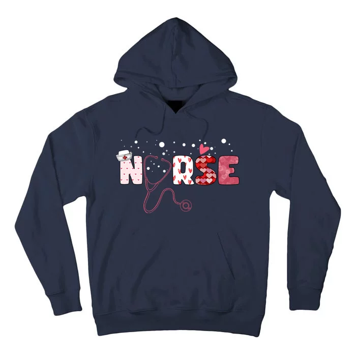 Cute Nurse Valentines Day Gift Tall Hoodie