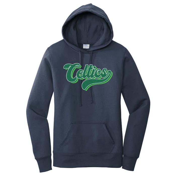 Celtics Name Vintage Retro Gift Women's Pullover Hoodie