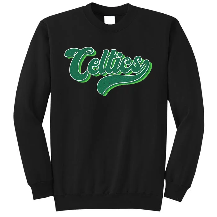 Celtics Name Vintage Retro Sweatshirt