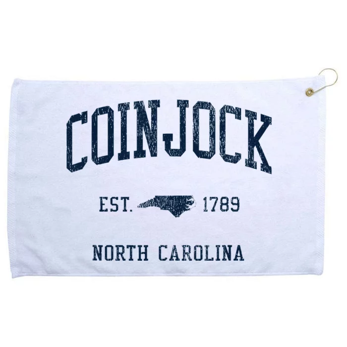 Coinjock Nc Vintage Athletic Sports Grommeted Golf Towel