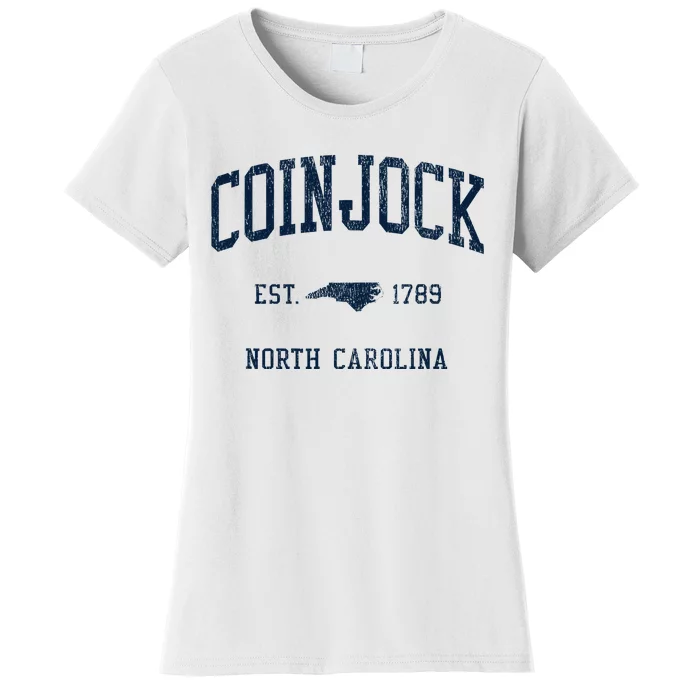 Coinjock Nc Vintage Athletic Sports Women's T-Shirt