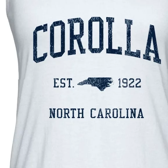 Corolla Nc Vintage Athletic Sports Ladies Essential Flowy Tank