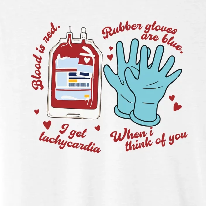 Cute Nurse Valentines Day ChromaSoft Performance T-Shirt