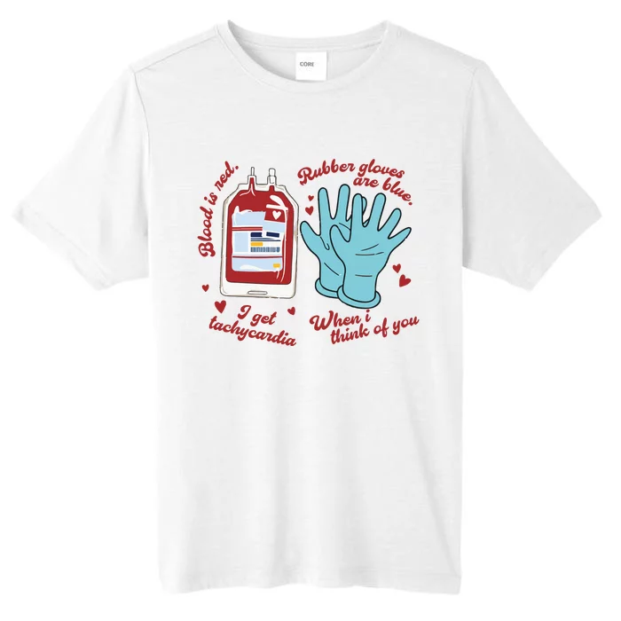 Cute Nurse Valentines Day ChromaSoft Performance T-Shirt