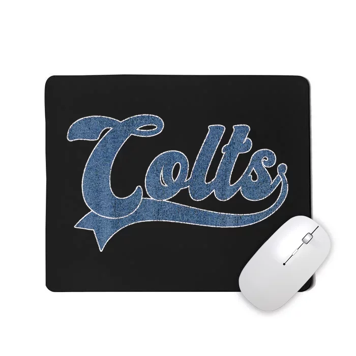 Colts Name Vintage Retro Gift Mousepad