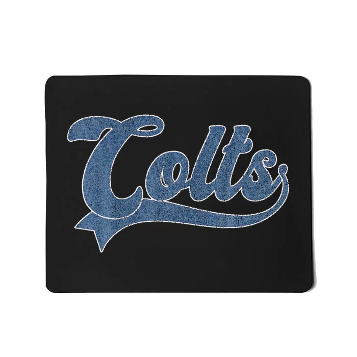 Colts Name Vintage Retro Gift Mousepad