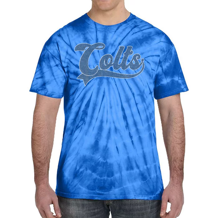 Colts Name Vintage Retro Tie-Dye T-Shirt