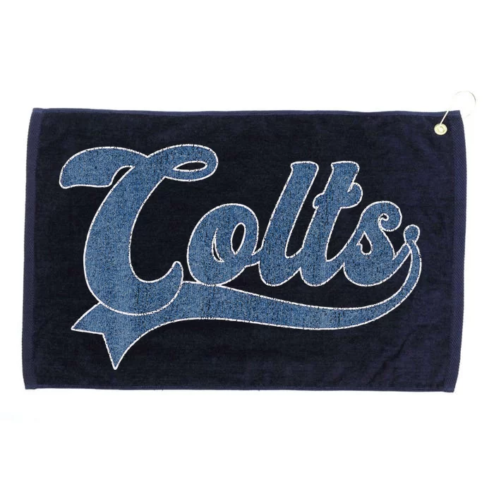 Colts Name Vintage Retro Grommeted Golf Towel