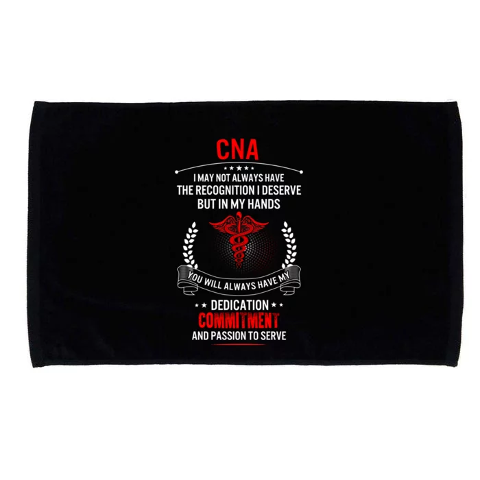 Cna Nurse Week My Hands Have Passion Gift Microfiber Hand Towel