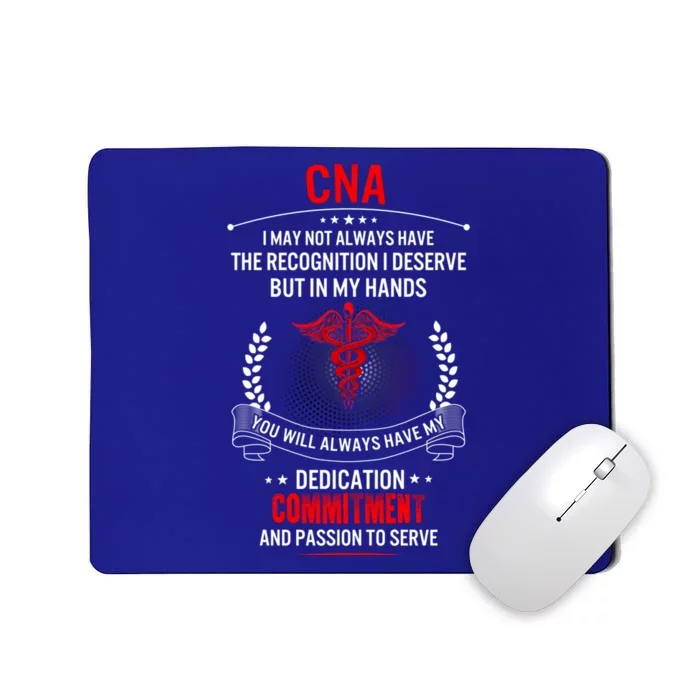 Cna Nurse Week My Hands Have Passion Gift Mousepad