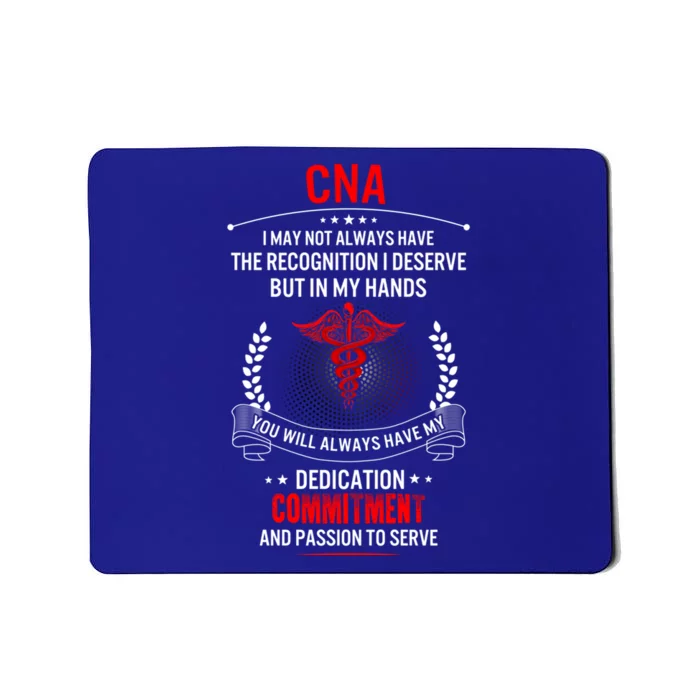 Cna Nurse Week My Hands Have Passion Gift Mousepad