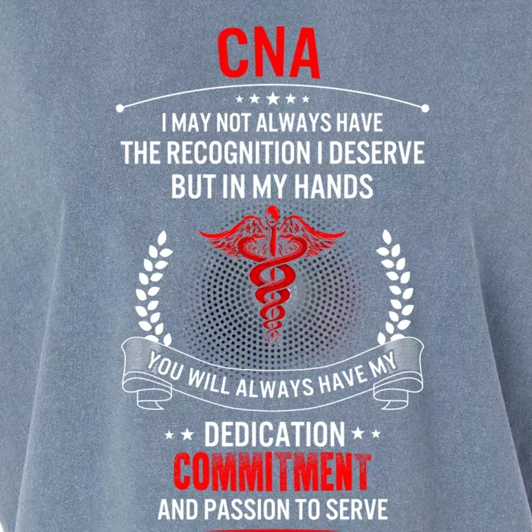 Cna Nurse Week My Hands Have Passion Gift Garment-Dyed Women's Muscle Tee