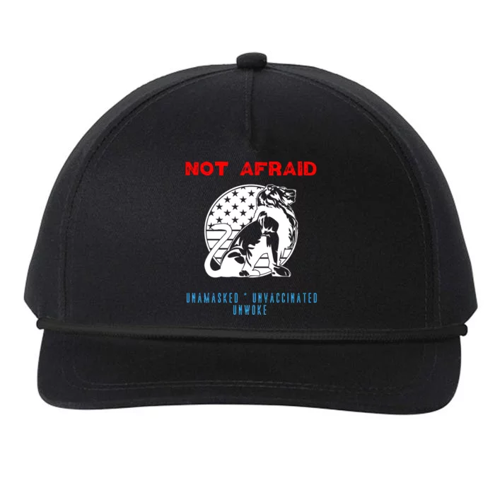 Conservative Not Woke Snapback Five-Panel Rope Hat