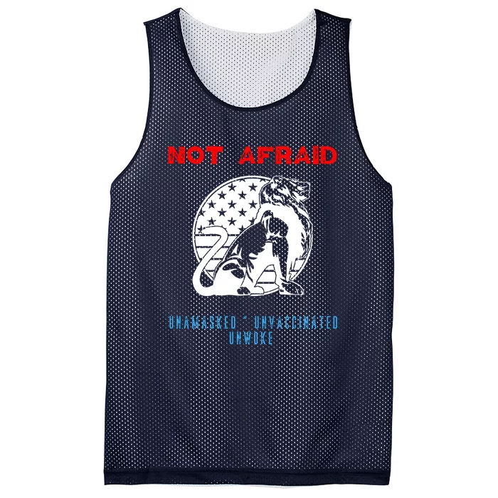 Conservative Not Woke Mesh Reversible Basketball Jersey Tank