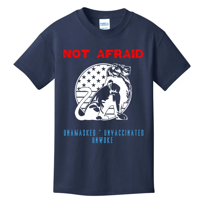 Conservative Not Woke Kids T-Shirt