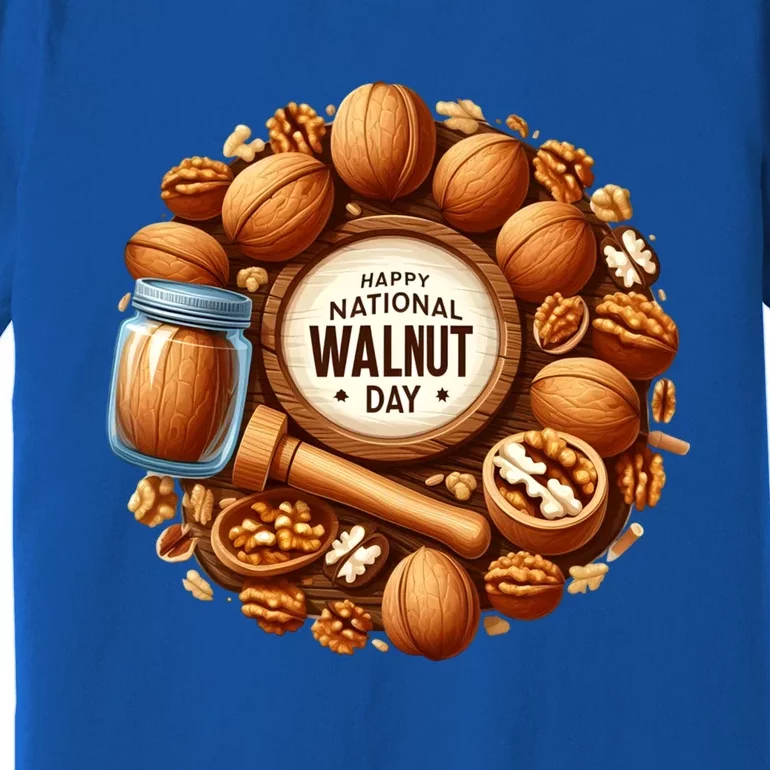 Celebrate National Walnut Day Gift Premium T-Shirt