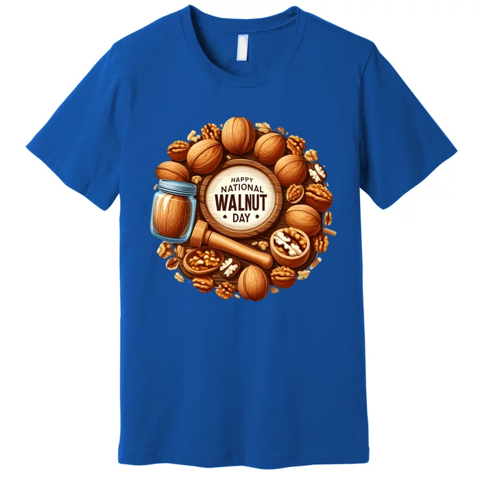 Celebrate National Walnut Day Gift Premium T-Shirt