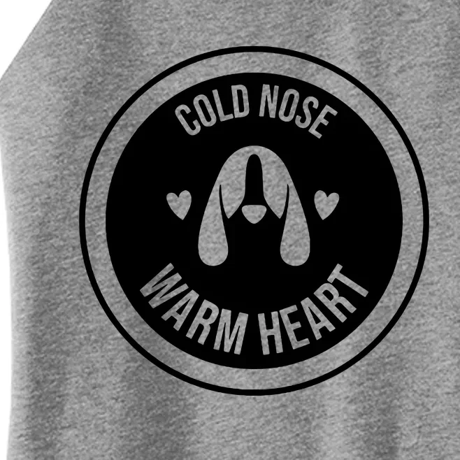 Cold Nose Warm Heart Women’s Perfect Tri Rocker Tank