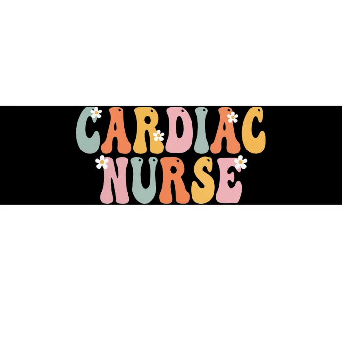 Cardiac Nurse Week Groovy Appreciation Day For Women Work Bumper Sticker