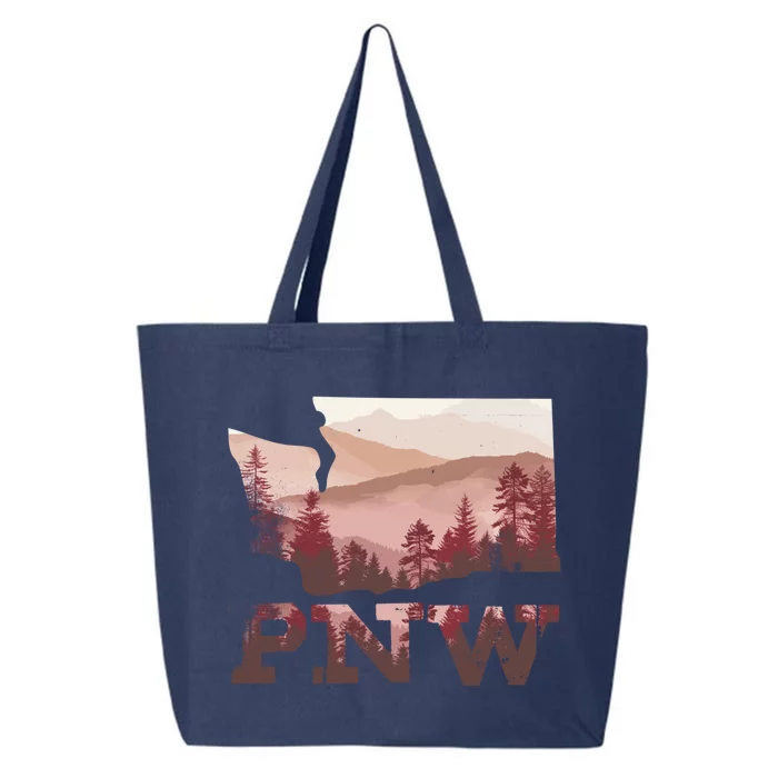 Cute North West Pnw Pacific Northwest Gift 25L Jumbo Tote