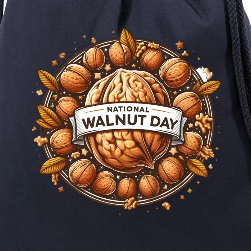 Celebrate National Walnut Day Gift Drawstring Bag