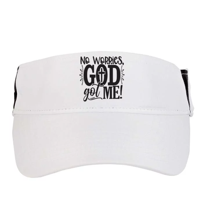 Christian No Worries, God Got Me African American Adult Drive Performance Visor