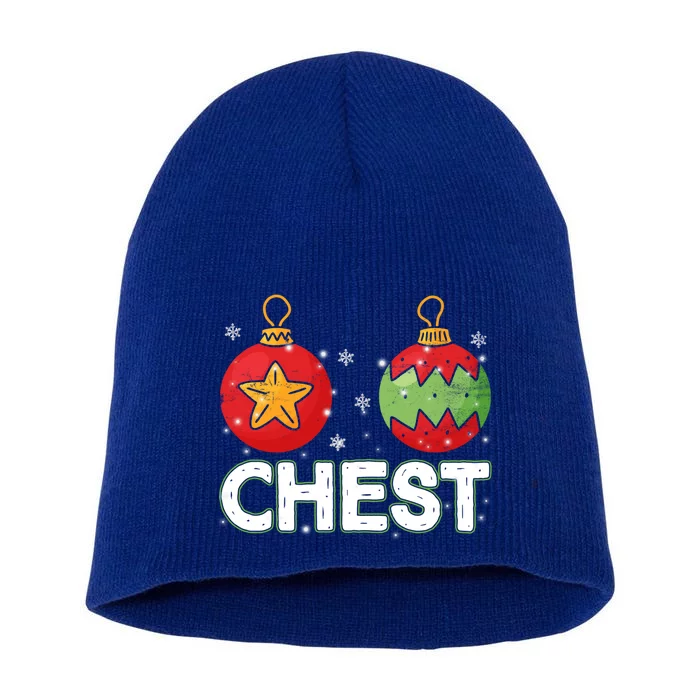 Chest Nuts Xmas Matching Couples Chestnuts Christmas Chest Great Gift Short Acrylic Beanie