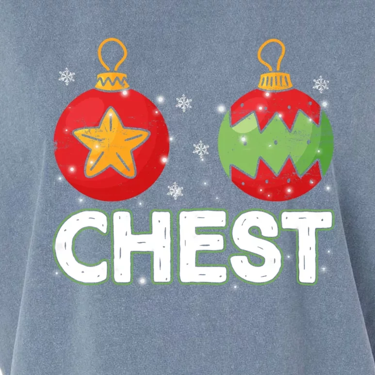 Chest Nuts Xmas Matching Couples Chestnuts Christmas Chest Great Gift Garment-Dyed Women's Muscle Tee