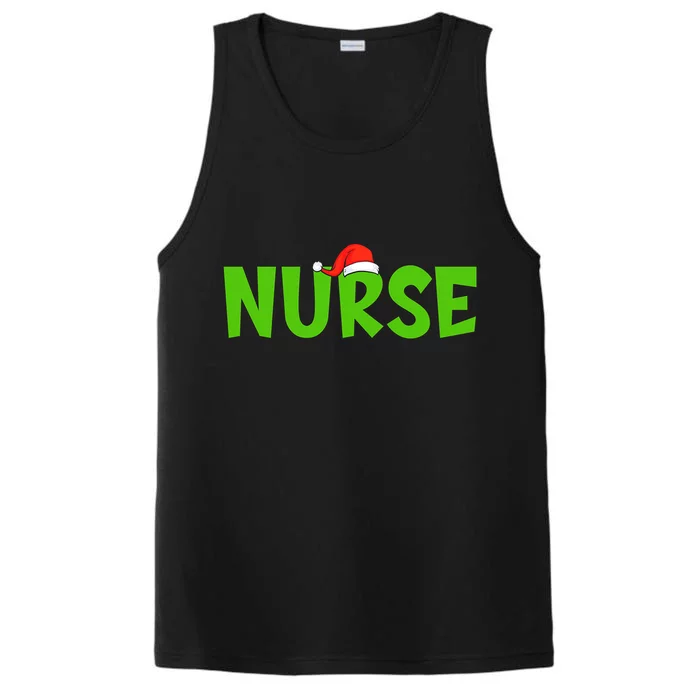 Christmas Nurse Xmas Er Nurse Christmas Gift Performance Tank