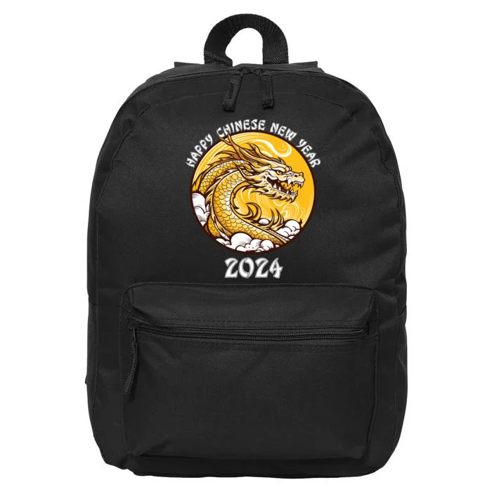 Chinese New Year 2024 Year Of The Dragon Happy New Year 2024 Chinese Lunar 16 in Basic Backpack