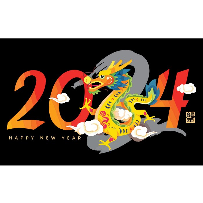 Chinese New Year 2024 Year Of The Dragon Lunar New Year 2024 Bumper Sticker