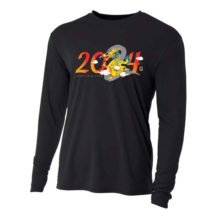 Chinese New Year 2024 Year Of The Dragon Lunar New Year 2024 Cooling Performance Long Sleeve Crew