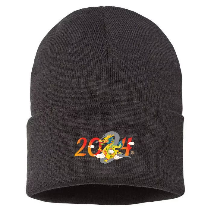 Chinese New Year 2024 Year Of The Dragon Lunar New Year 2024 Sustainable Knit Beanie