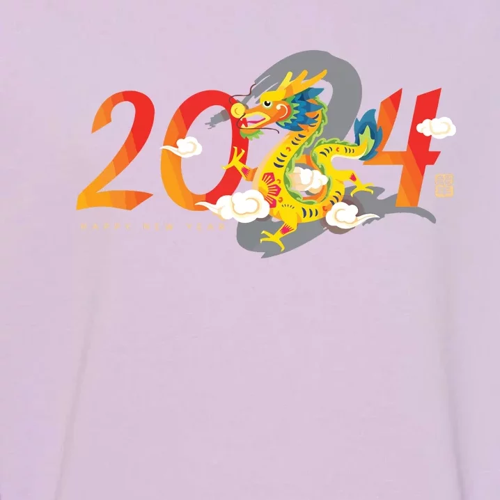 Chinese New Year 2024 Year Of The Dragon Lunar New Year 2024 Garment-Dyed Sweatshirt