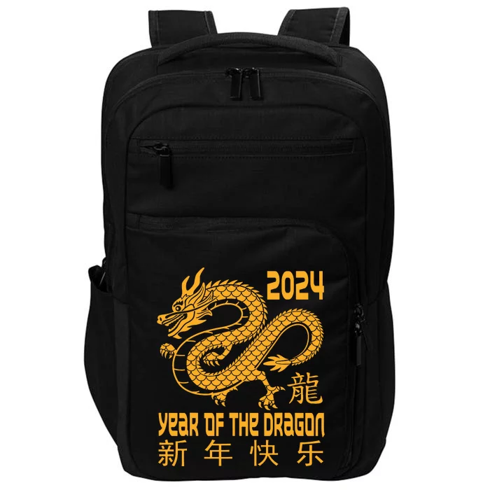 Chinese New Year Red Dragon Year Of The Dragon 2024 Impact Tech Backpack