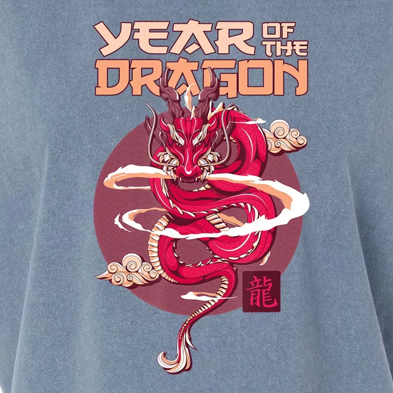 Chinese New Year 2024 Year Of The Dragon Chinese New Year 2024 Garment-Dyed Women's Muscle Tee