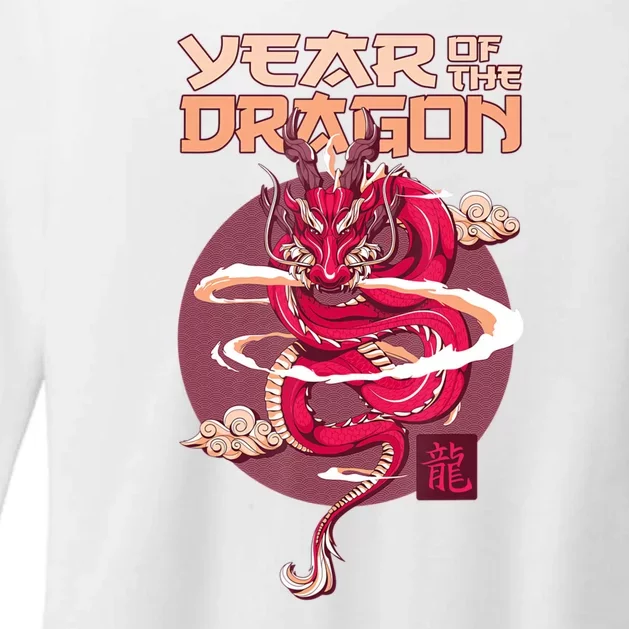 Chinese New Year 2024 Year Of The Dragon Chinese New Year 2024 Womens CVC Long Sleeve Shirt